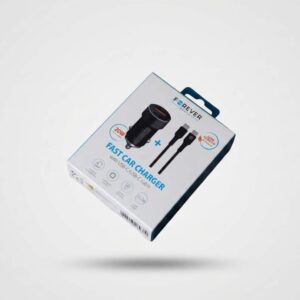 Szybka ładowarka samochodowa 20W + kabel USB-C – USB-C Forever