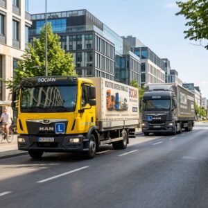Kurs prawa jazdy w 14 dni w Łomży - sam. ciężarowy i ciągnik siodłowy z naczepą (kat. C/C+E)